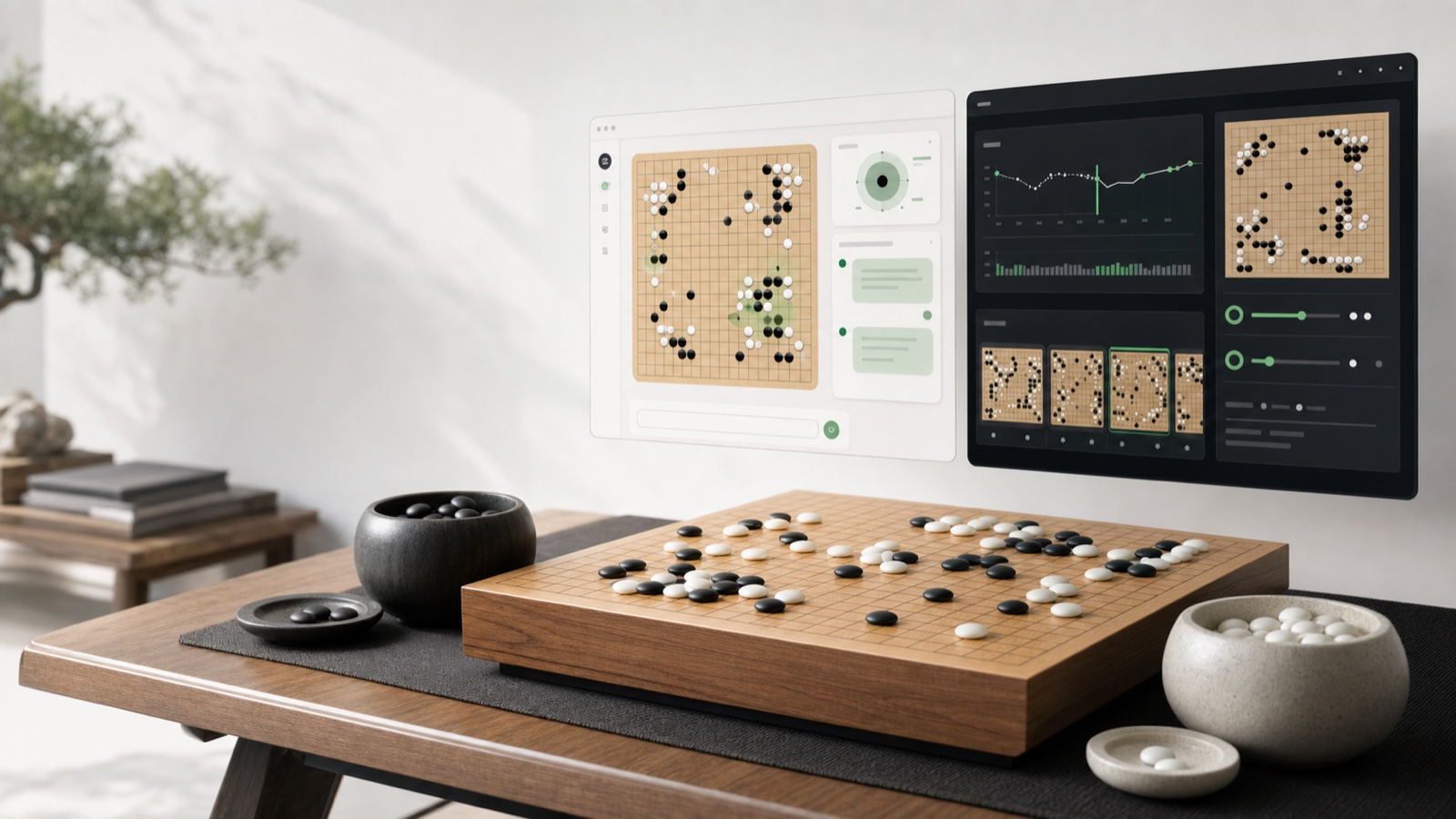 围棋棋盘和复盘工具工作台